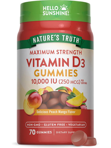 Vitamin D3 10,000 IU (250 mcg) | Max Strength