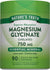 Nature's Truth Magnesium Glycinate, Chelated, 750 mg, 90 Quick Release Capsules. Non-GMO and Gluten Free.