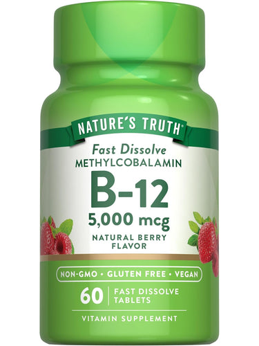 Vitamin B-12 5000 mcg Methylcobalamin