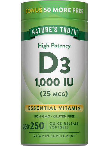Vitamin D3 1000 IU (25 mcg)