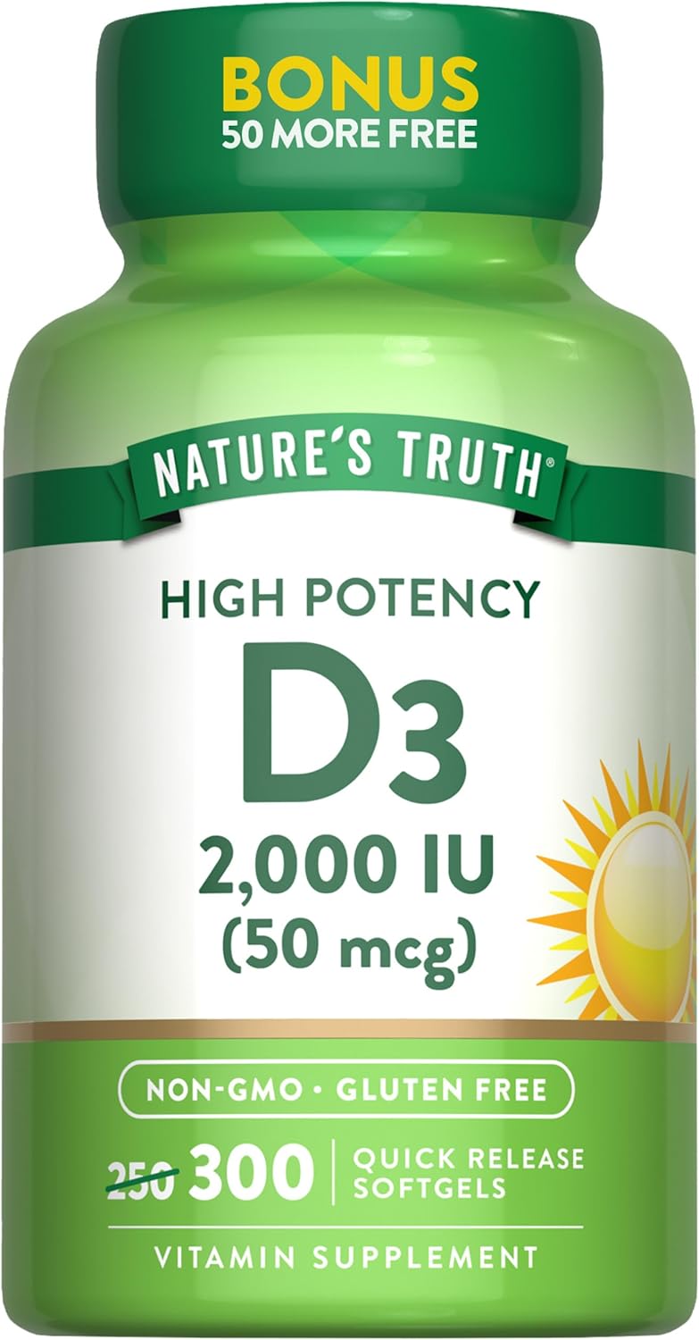 Vitamin D3 2000 IU (50 mcg)