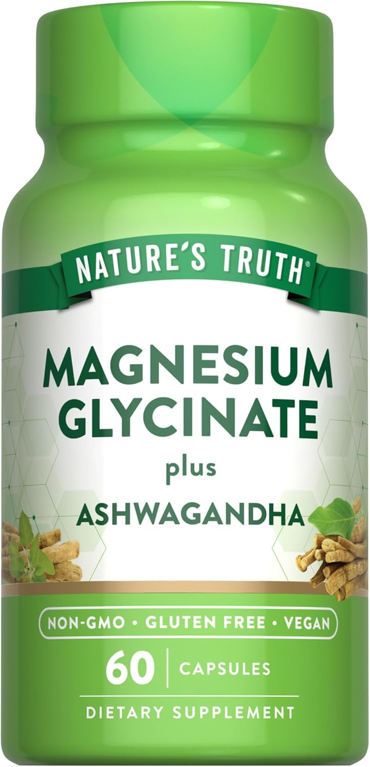 Magnésium Glycinate avec Ashwagandha