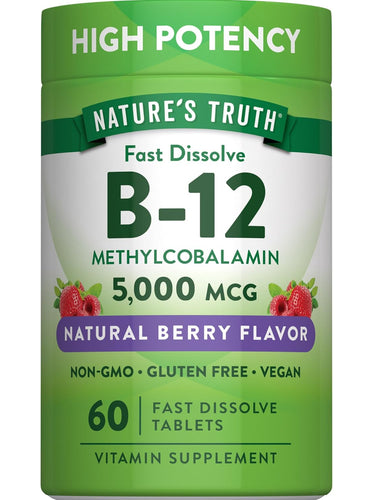 Vitamin B-12 5000 mcg Methylcobalamin