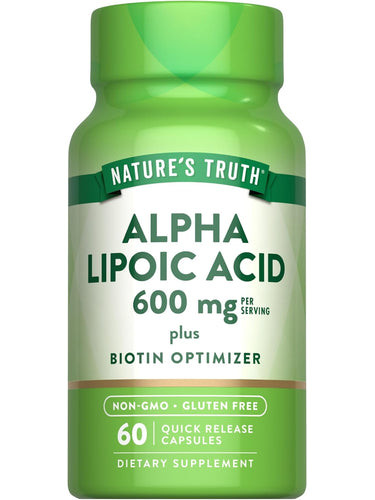 Ácido Alfa Lipoico 600mg con Biotina