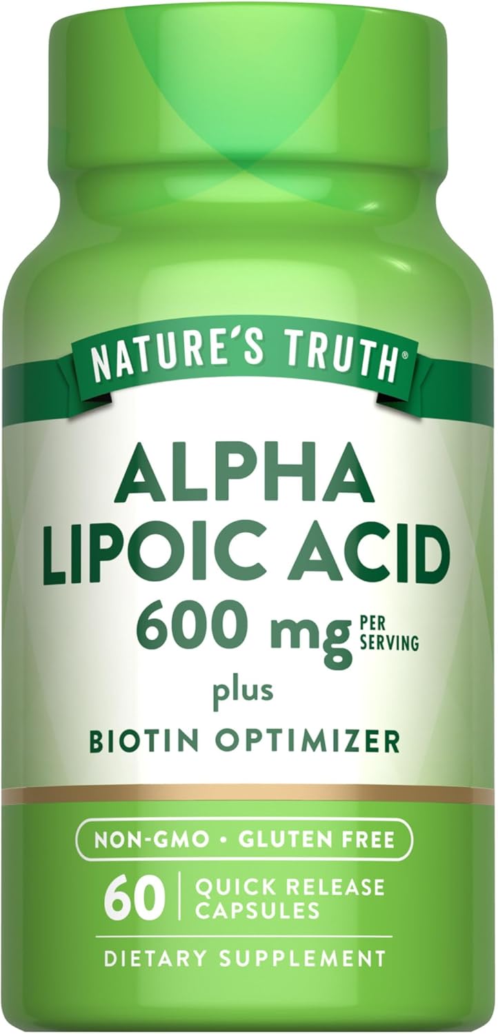 Alpha Lipoic Acid 600mg with Biotin