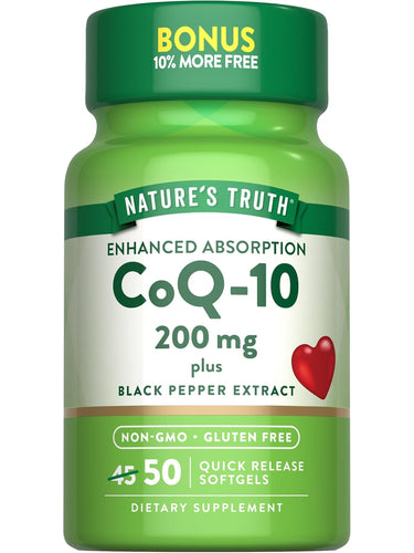 CoQ-10 200 mg mit schwarzem Pfeffer
