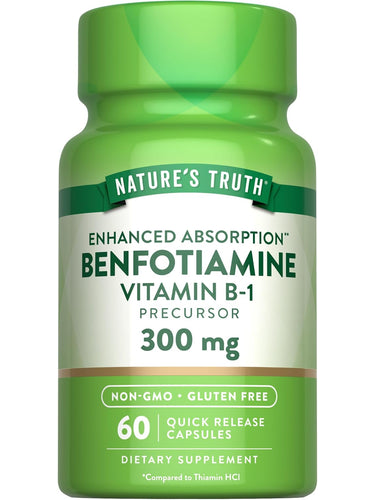 Benfotiamine Vitamin B-1 300 mg | Enhanced Absorption
