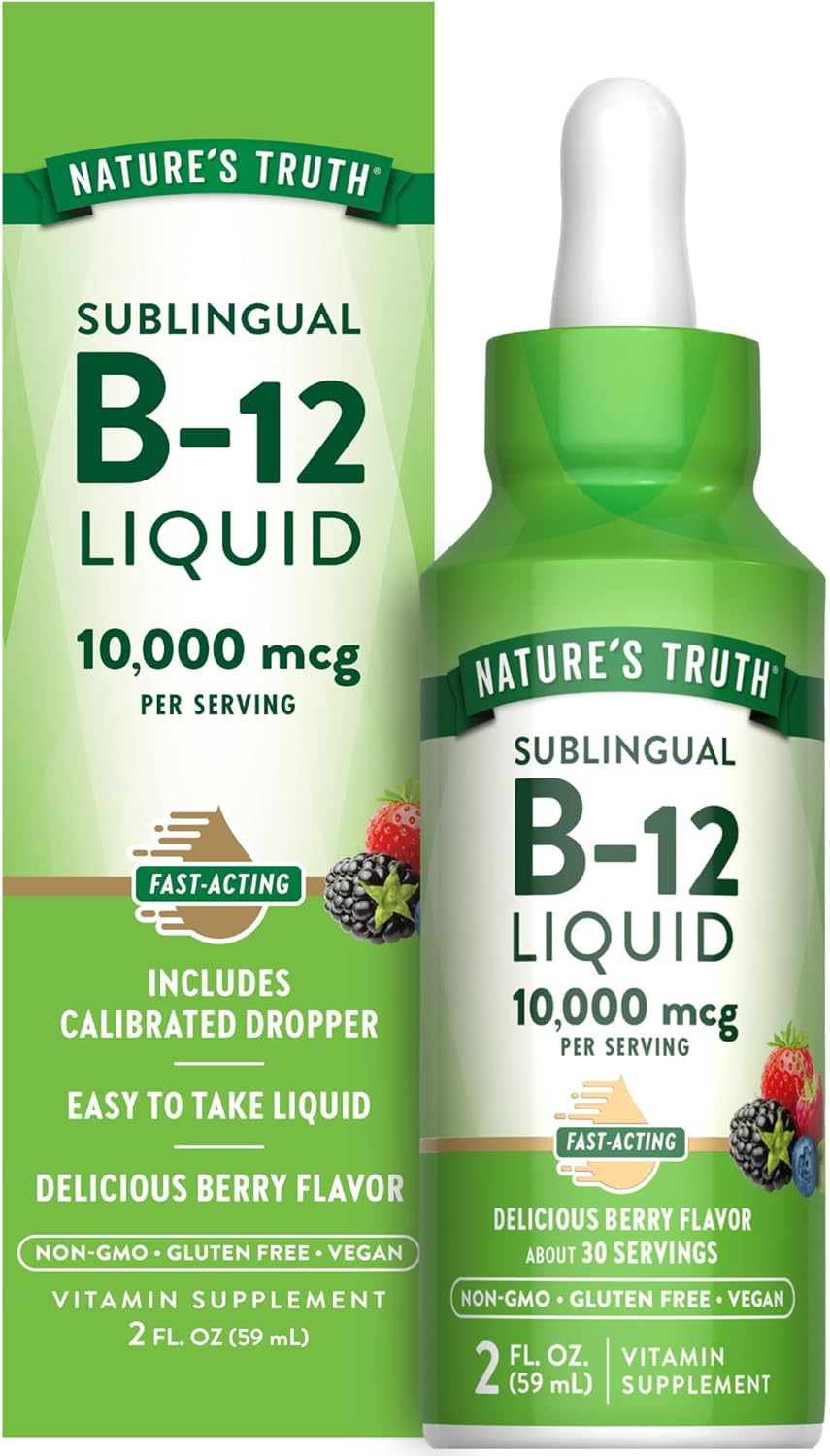 Vitamin B-12 Sublingual 10,000 mcg Liquid
