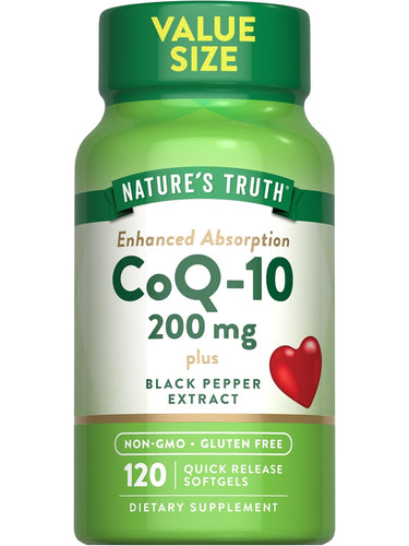 CoQ-10 200 mg com Pimenta Preta
