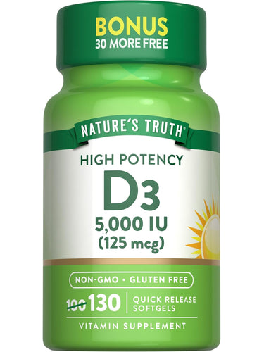 Vitamin D3 5000 IU (125 mcg) | Extra Strength
