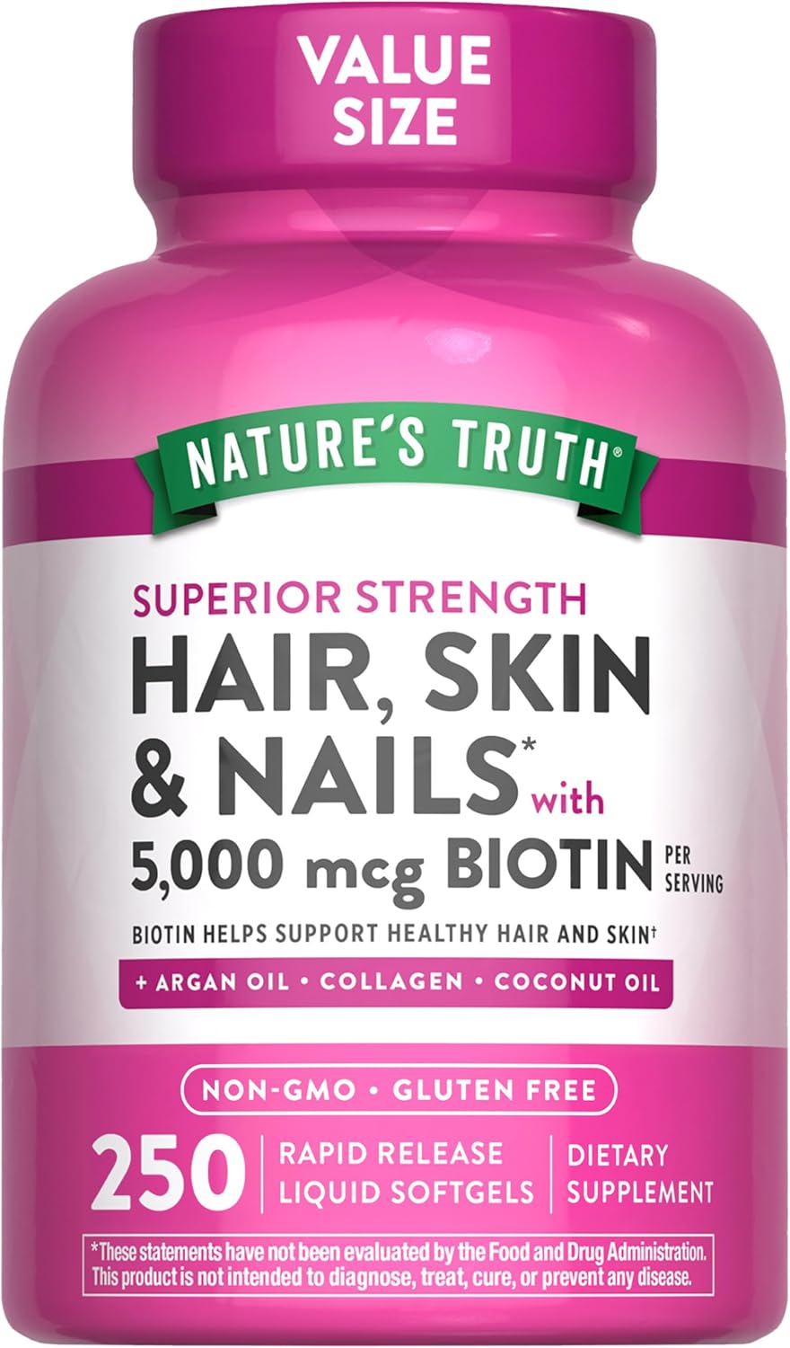 Hair, Skin & Nails Vitamins | 5000mcg