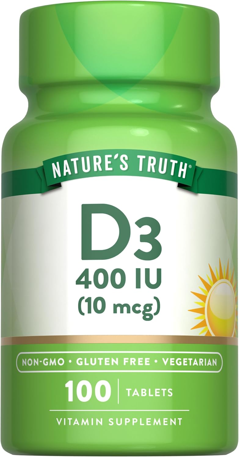Vitamin D3 400 IU | 100 Tablets