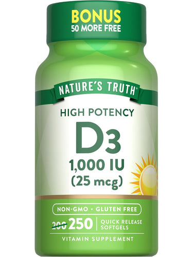 Vitamina D3 1000 IU (25 mcg)