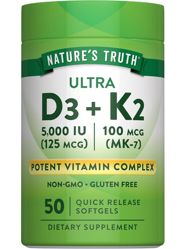 Vitamina K2 100mcg + D3 5000IU