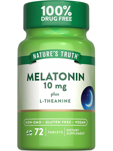 Melatonina 10 mg con L-Teanina