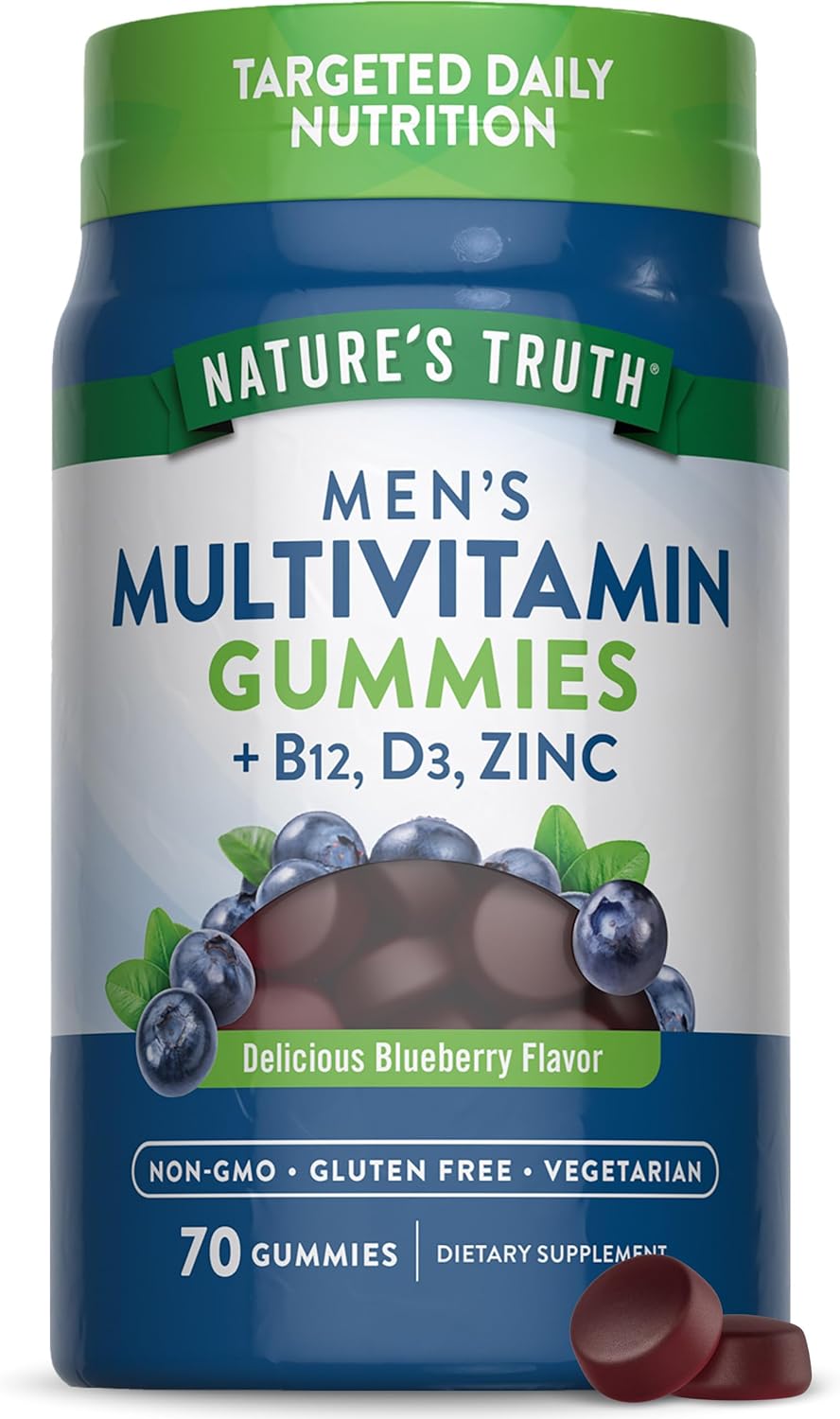 Men's Multivitamin with B-12, D3, Zinc