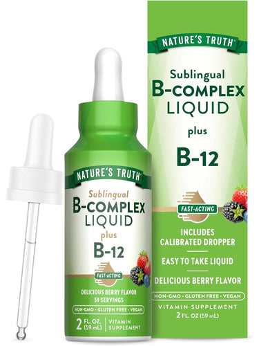 Vitamin B Complex Liquid | Berry Flavor