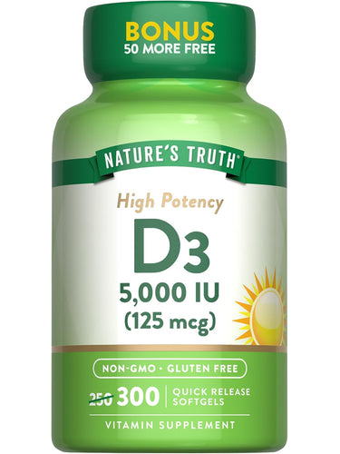Vitamina D3 5000 UI (125 mcg) | Extra Forte