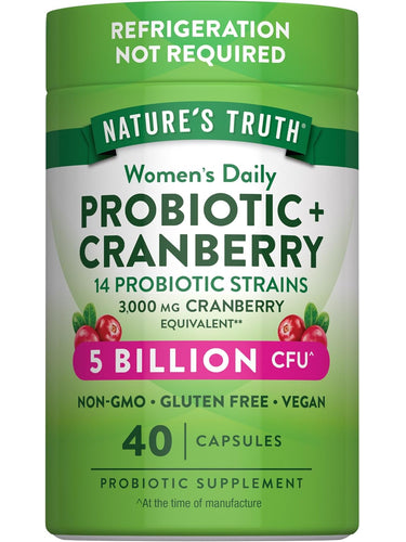 Probiotiques pour Femmes avec Canneberge | 5 Milliards d'UFC