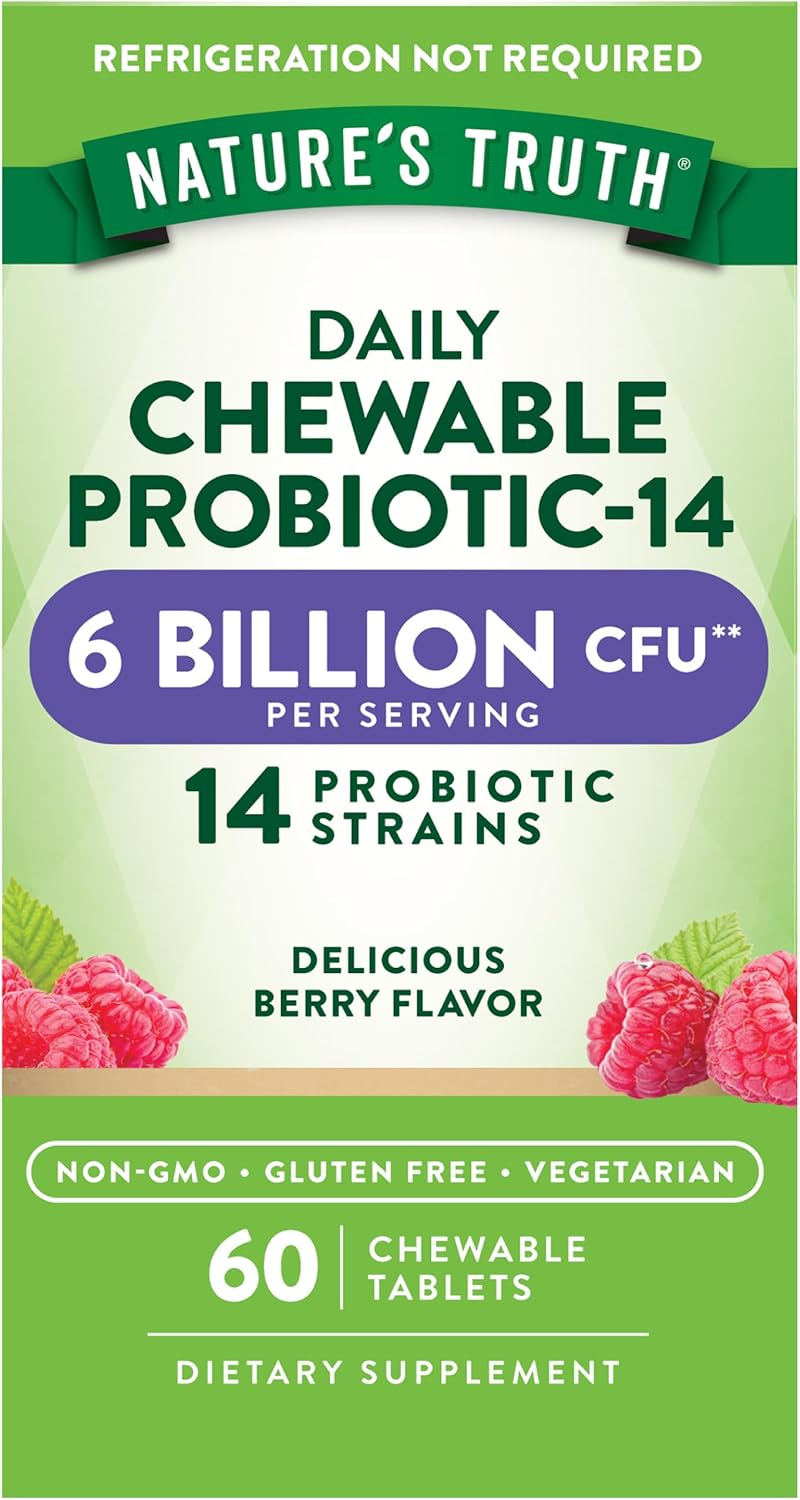 Probiotic 6 Billion CFU | Chewables