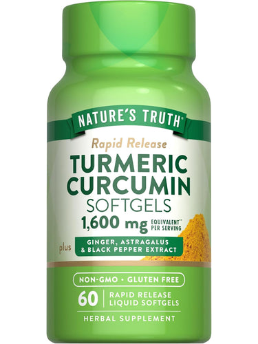 Turmeric Curcumin Complex 1600 mg Complex with Ginger and Black Pepper