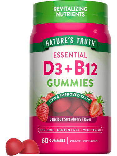 Vitamin D3 + B12 (Delicious Strawberry)