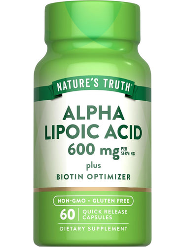 Ácido Alfa Lipóico 600mg com Biotina