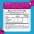 Supplement Facts showing details for Kids Magnesium Berry 50 Gummies.
