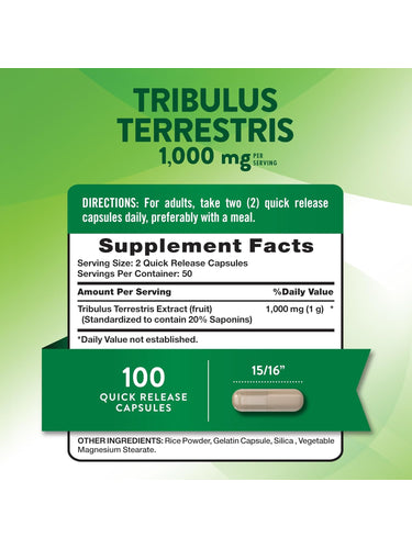 Tribulus Terrestris 1000 mg