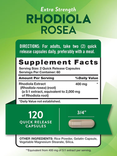 Rhodiola Rosea 2000 mg