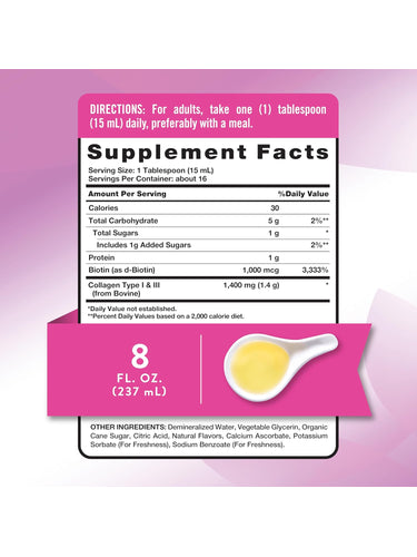 Collagen Peptides Liquid | Berry Flavor