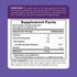 Supplement Facts panel detailing Melatonin 10 mg with 70 gummies.