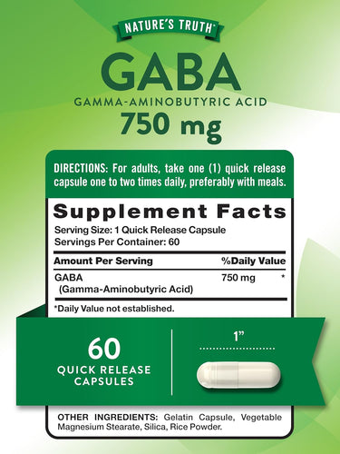 GABA 750 mg (Gamma-Aminobuttersäure)