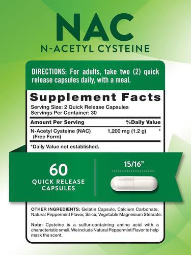 N-Acetil Cisteina 1200 mg (NAC)