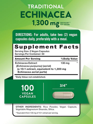 Echinacea Extract 1300 mg