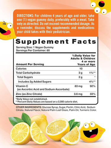Kids Vitamin C with Zinc