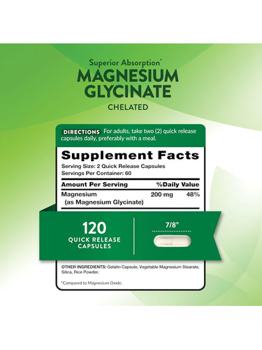 Magnesium Glycinate 200 mg