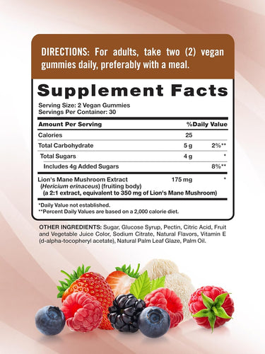 Lion's Mane | 60 Gummies