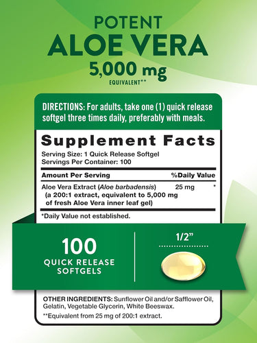 Aloe Vera 5000 mg