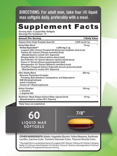 Testosterone Power for Men