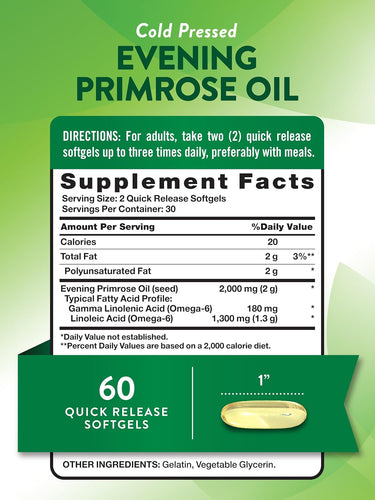 Evening Primrose Oil 2000 mg