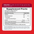 Supplement Facts panel for 600 mg Apple Cider Vinegar Gummies in a 75-count bottle.