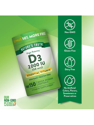 Vitamin D3 2000 IU (50 µg)