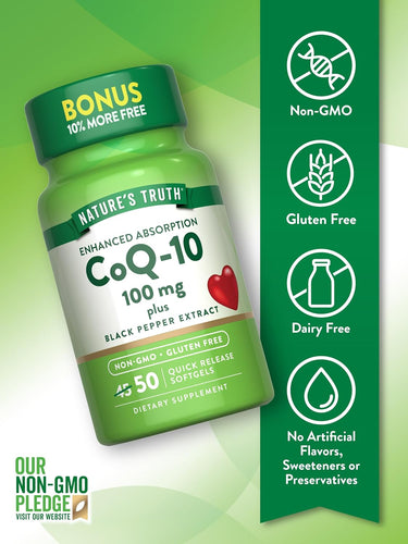 CoQ-10 100 mg com Pimenta-do-Reino