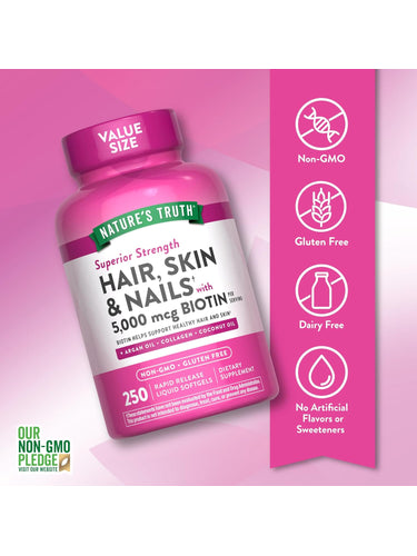 Vitamine für Haare, Haut und Nägel | 5000mcg