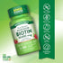 Biotin 10,000 mcg Natural Berry Flavor, 120 Fast Dissolve Tablets with 33% more free.