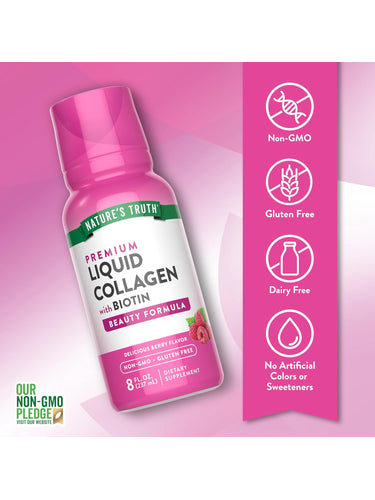 Collagen Peptides Liquid | Berry Flavor