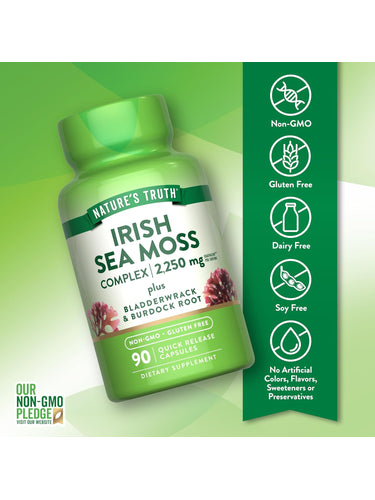 Irish Sea Moss Complex with Bladderwrack, Burdock Root