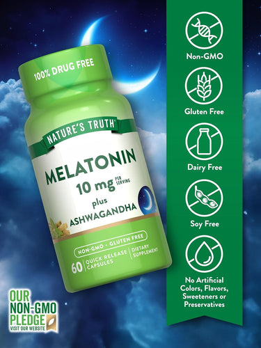 Melatonina 10mg | Con Ashwagandha