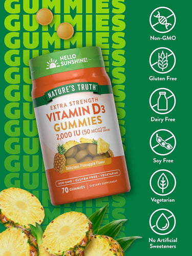 Vitamin D3 2000 IU (50 mcg) | Extra Strength